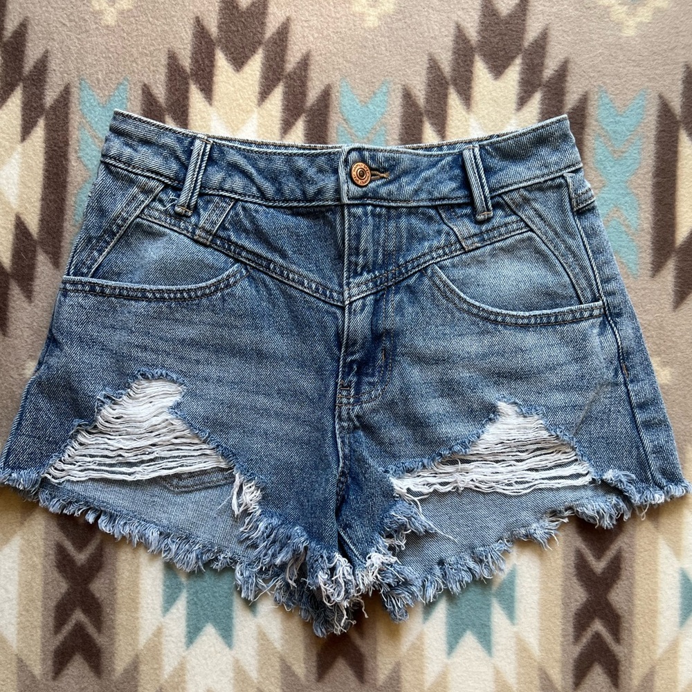 Distressed Jean Shorts Size 1/25